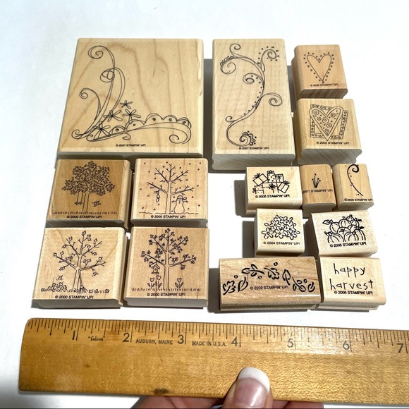 A Tree for all Seasons rubber stampset + more - Picture 3 of 5